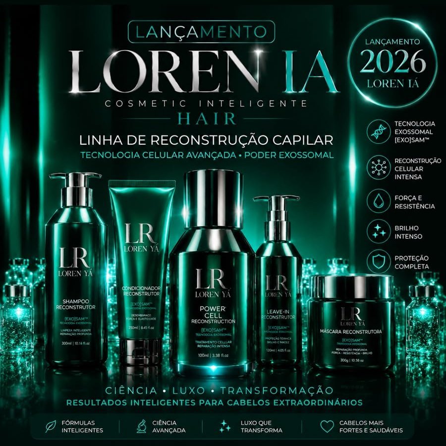 LR Hair Reconstruction line in green bottles